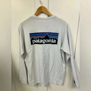 P-6 Logo Long-Sleeve Responsibili-T-Shirt - Men's Medium whitete